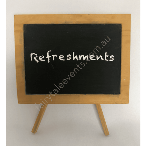 Chalkboard Refreshment Sign
