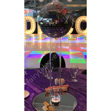 Load image into Gallery viewer, Disco Ball On Clear Cylinder Plinth