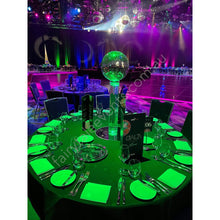 Load image into Gallery viewer, Disco Ball With Colour Change Led On Clear Cylinder Plinth