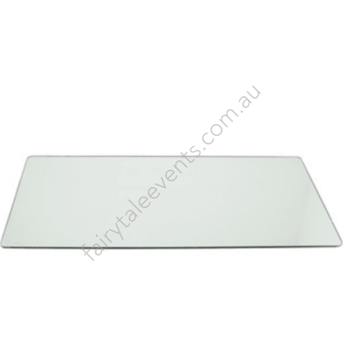 Rectangle Mirrored Display Plate 60Cm X 30Cm
