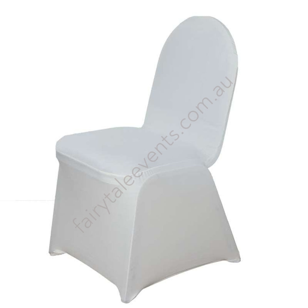 White chair cover hire Sydney Fairytale Events Pty Ltd