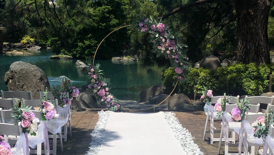 Ceremony hire - Japanese Garden in Auburn Botanic Gardens