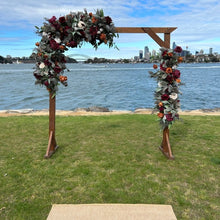 Load image into Gallery viewer, Mackenzie floral on wooden arbour
