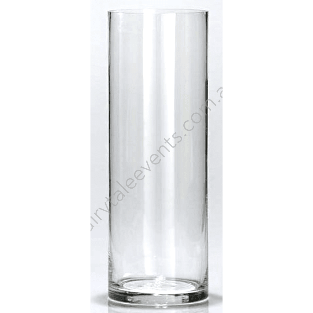 30Cm Cylinder Vase Glass Candle Sleeve No