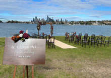 Load image into Gallery viewer, Mackenzie floral on wooden arbour
