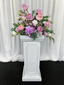 Classic plinth white with Esther floral