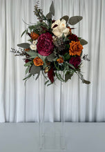 Load image into Gallery viewer, Mackenzie floral on clear rectangle flower stand
