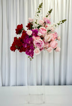 Load image into Gallery viewer, Lola floral on clear rectangle flower stand
