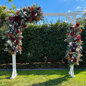 Mackenzie floral on white arbour