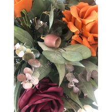 Load image into Gallery viewer, Mackenzie Floral On Gloss Gold Rectangle Flower Stand
