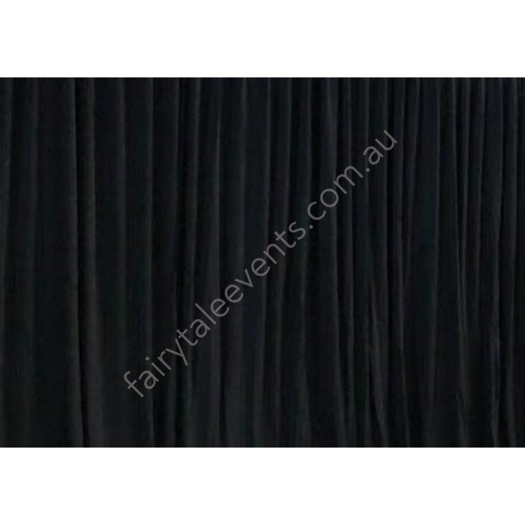 Black Curtain Backdrop Hire Sydney Minimum Length 6M