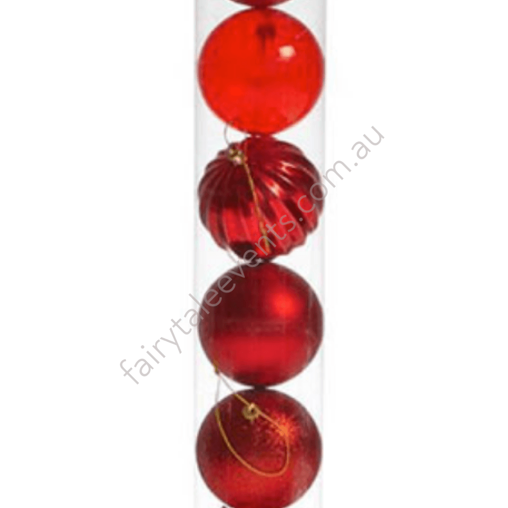 Christmas Baubles Red