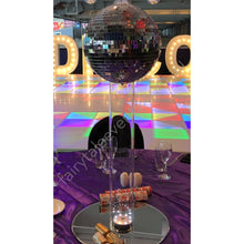 Load image into Gallery viewer, Disco Ball On Clear Cylinder Plinth
