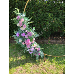 Esther Floral On Gold Circle Arbour