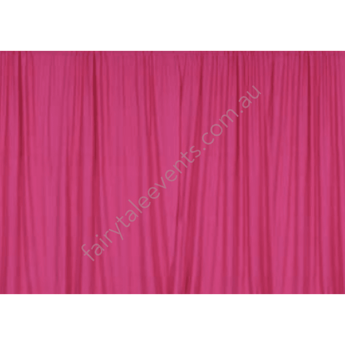 Fuchsia Curtain Backdrop Hire Sydney Minimum Length 6M