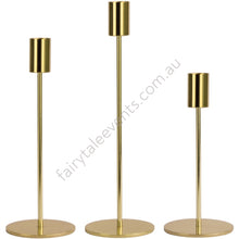 Load image into Gallery viewer, Gold Candlestick 18Cm
