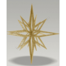 Load image into Gallery viewer, Gold Glitter Hanging Star Large 60Cm (Ceiling Decor)
