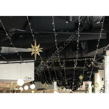 Load image into Gallery viewer, Gold Glitter Hanging Star Medium
