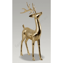 Load image into Gallery viewer, Gold Leaf Standing Reindeer
