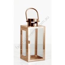Load image into Gallery viewer, Rose Gold Lantern 30Cm Lantern Only
