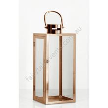 Load image into Gallery viewer, Rose Gold Lantern 40Cm Lantern Only
