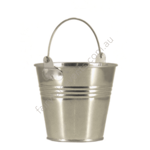 Silver Flower Bucket