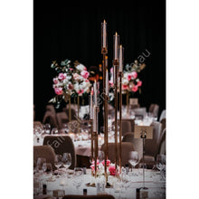 Load image into Gallery viewer, Vogue Gold Tall Candelabra
