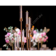 Load image into Gallery viewer, Vogue Gold Tall Candelabra
