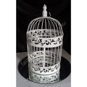White Bird Cage Hire Large