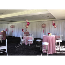 Load image into Gallery viewer, White Curtain Backdrop Hire Sydney Minimum Length 6M
