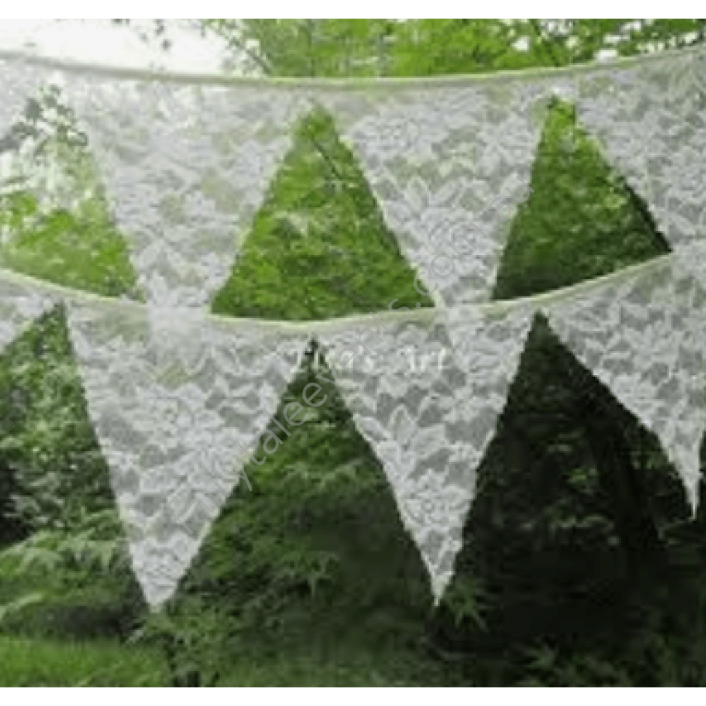 White Lace Bunting