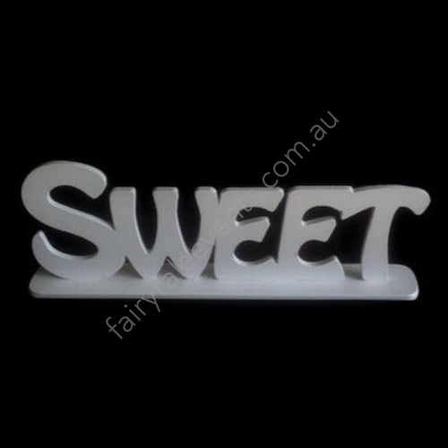 White Mini Sweet Sign
